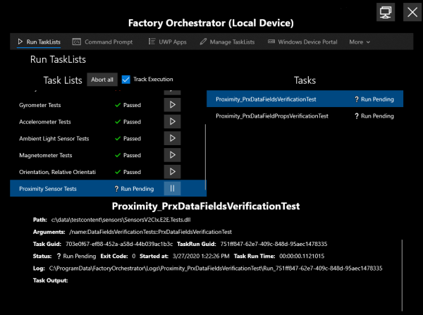 Image of task status
