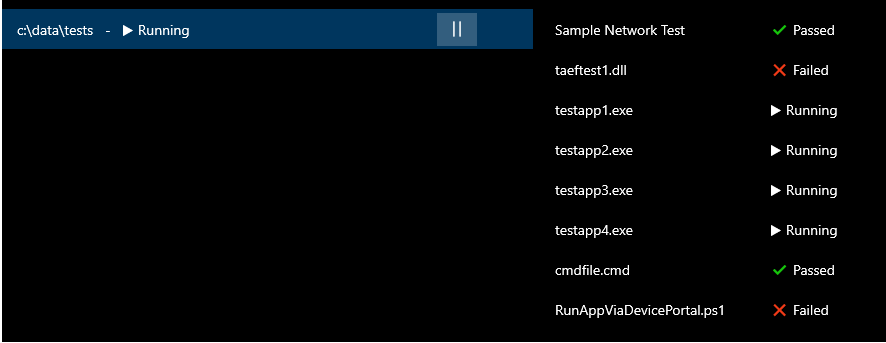 Running TaskList